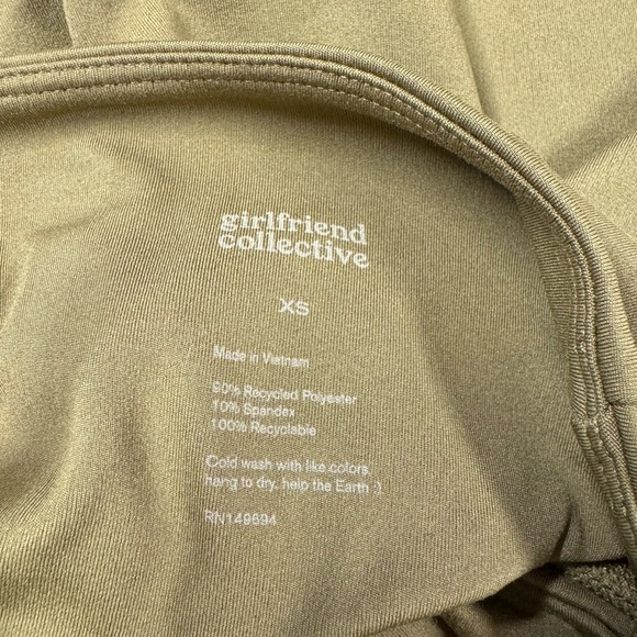 GIRLFRIEND COLLECTIVE W's Float High-Rise Bike Shorts Fern XS - Picture 10 of 10